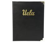 Samsill NCAA UCLA Bruins Classic Collection Business Portfolio with Brass Corners Gold Foil Stamp Logo Letter Size Lined Writi
