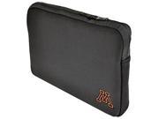 Samsill Carrying Case Sleeve for 15 Notebook Black Neoprene University of Minnesota Embroidered Logo