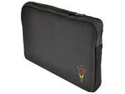 Altego Carrying Case Sleeve for 15 Notebook Black Neoprene Arizona State Embroidered Logo