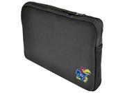 Altego Carrying Case Sleeve for 15 Notebook Black Neoprene University of Kansas Embroidered Logo