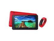 SUPERSONIC SC 6207FITRD 7.0 7 Tablet and Red Fitband