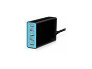 Iluv Rockw5Ulbk Black 5 Port Usb Charger Compact Size For
