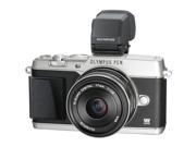 Olympus PEN E P5 16.1 Megapixel Mirrorless Camera Body with Lens Kit 17 mm Silver
