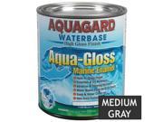 Aquagard Aqua Gloss Waterbased Enamel 1Qt Medium Grey