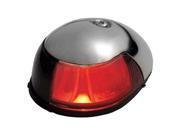 Attwood 2 Mile Deck Mount Red Sidelight 12V Stainless Steel Housing