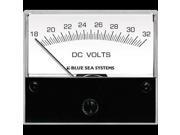 Blue Sea 8240 DC Analog Voltmeter 2 3 4 Face 18 32 Volts DC