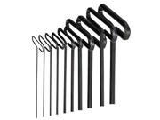 HEX KEY SET 10 PC T HANDLE 6IN. SAE 3 32 3 8IN.