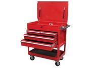 4 DRAWER PROFESSIONAL CART RED