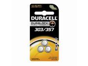 Duracell 303 357 Coin Button Battery 3 Pack
