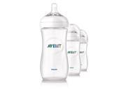 Philips Avent Natural BPA Free 11 Ounce Bottles 3 Pack
