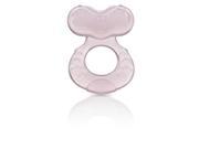 Nuby Step 1 Silicone Teether with Massaging Bristles Pink
