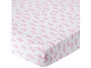 Babies R Us Percale Crib Sheet Pink Toile Owl