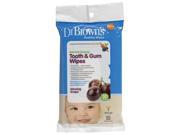 Dr. Brown s Tooth Gum Wipes 30 Pack