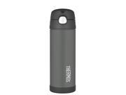 Thermos Funtainer 16 Ounce Insulated Bottle Charcoal