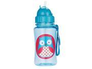 Skip Hop Zoo 12 Ounce Straw Bottle Owl