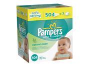Pampers Natural Clean Baby Wipes Refill 504 Count