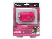 Vivitar 8.1 MP Digital Camcorder Pink