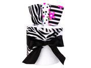 Trend Lab Zahara Zebra Gift Cake with Hooded Towel and Wash Cloths