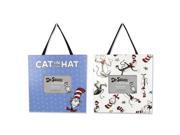 Trend Lab Dr. Seuss Cat in the Hat 2 Piece Frame Set