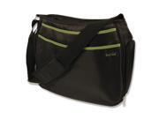 Trend Lab Black and Avocado Ultimate Diaper Bag