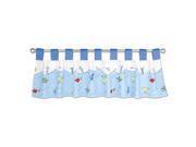 Trend Lab Dr. Seuss One Fish Two Fish Tab Top Window Valance 53 L x 15 W