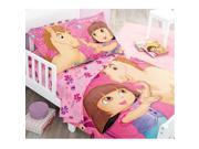 Dora the Explorer Pony Adventures 4 Piece Toddler Bedding Set
