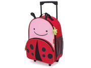 Skip Hop Zoo Kids Rolling Luggage Ladybug