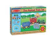Melissa Doug Zoo Animal Train Set