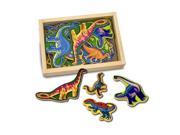 Melissa Doug Deluxe Wooden Magnets In A Box Dinosaurs