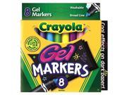 Crayola Washable Gel Markers 8 Pack
