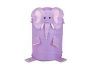 Honey Can Do Pack E. Derm Elephant Clothes Hamper Purple