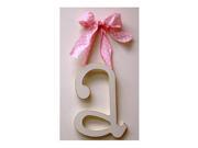 New Arrivals 9 inch Whimsical Pink Polka Dot Ribbon Hanging Letter a