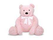 Melissa Doug Jumbo Pink Teddy Bear