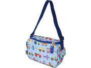 Wildkin Keep it Cooler Lunch Box Olive Kids Trains Planes and Trucks