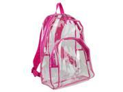 Pink Transparent Backpack