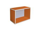 Way Basics Eco Rectangle Plus Stackable Organizer Orange