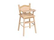 Doll High Chair Natural