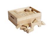 Hardwood Building Blocks 64 Piece