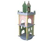 Girls Time To Read Revolving Bookcase Pastel Castle