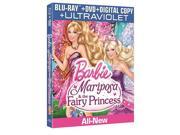 Barbie Mariposa the Fairy Princess Blu Ray Combo Pack Blu Ray DVD Digital