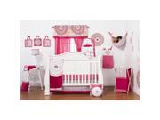 One Grace Place Sophia Lolita s Pink Cotton Crib Sheet