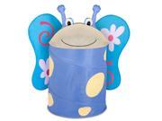 Honey Can Do Blossom the Butterfly Animal Clothes Hamper Light Blue