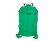 Honey Can Do Lee P. Frog Animal Clothes Hamper Green