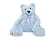 Melissa Doug Jumbo Blue Teddy Bear
