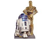 Star Wars R2 D2 C 3PO Stand Up Poster