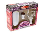 Melissa Doug Dollhouse Bathroom Furniture