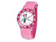 Disney Kid s Minnie Mouse Stainless Steel Time Teacher Watch Pink