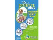 Potette Plus 2 in 1 On The Go Travel Potty Trainer Seat Green