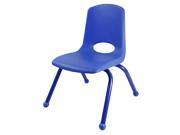 10 School Stack Chair Blue 6 Pack