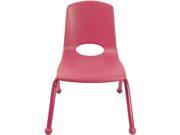 14 School Stack Chair Red 6 Pack